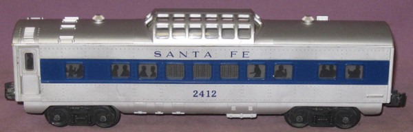 2412 Santa Fe Vista Dome Passenger Car (7+)
