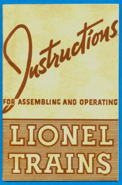 1940 Instructions For Assembling and Operating Lionel Trains (8)