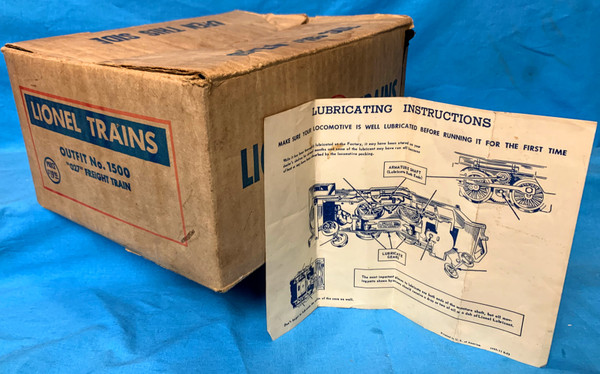 1500: Lionel Scout Set Box: Box & Instructions Only (9)