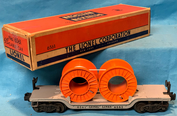 6561 Cable Reel Car: Orange Reels (7++/OB)