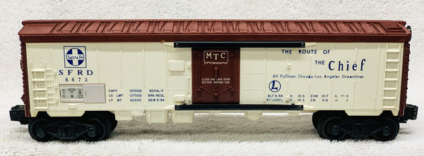 6672 Santa Fe Refrigerator Reefer: Blue Lettering ( 7 )