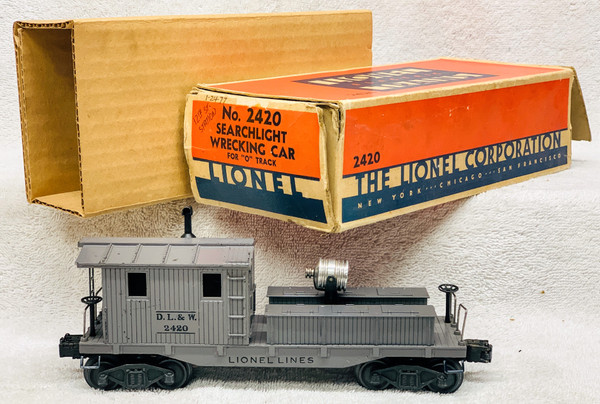 2420 D. L. & W. Work Caboose w/ Searchlight: Rubber Stamped Lettering (7/OB)