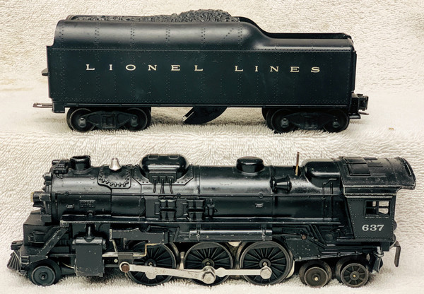 637 Prairie Steam Locomotive w/ 2046W Tender (6+)