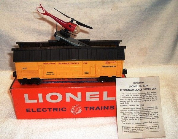 3619 Reconnaissance Box Car w/ Helicopter (8+/OB)