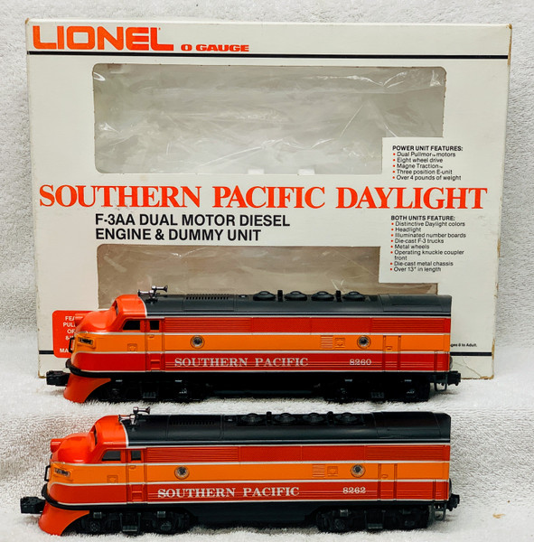 8260 / 8262 Southern Pacific F3 AA Diesels (9/OB)