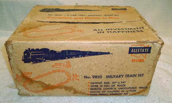 9820 Sears / Allstate Military Train: Set Box Only (6+)