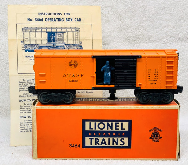 3464 A. T. & S. F. Oper. Box Car (8/OB)