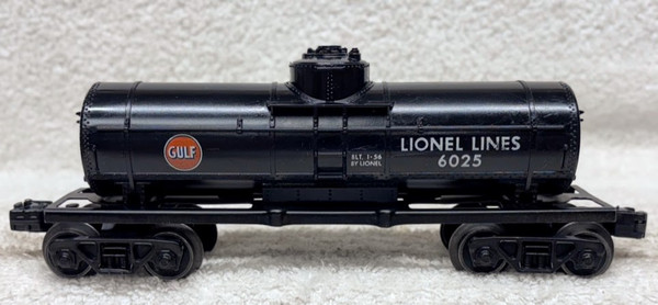 6025 Gulf Tank Car: Black (8+) 6025 Gulf Tank Car: Black (8+)