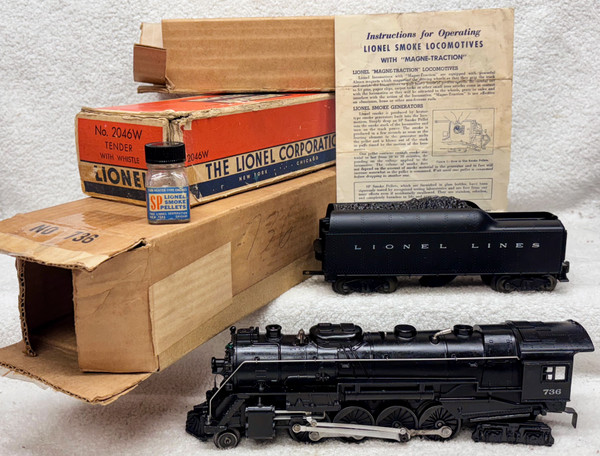 736 Berkshire w/ 2046W Tender ( 8/OB )