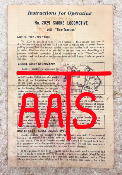 2029 Steam Locomotive: Instructions Only (6)