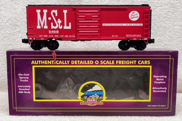 MTH 20-93148 M. & St. L. 40' Box Car (NOS)