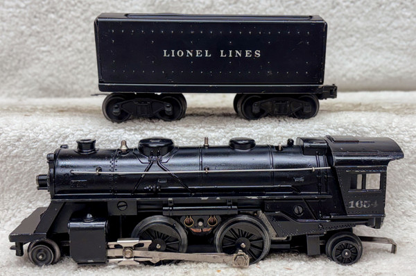 1654 Scout Steam Locomotive w/ 1654T Tender (7++)