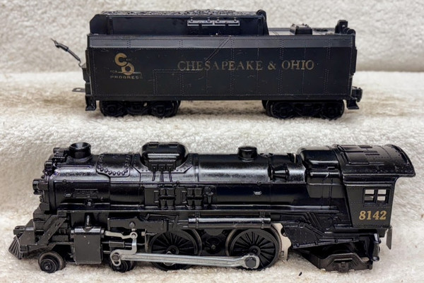 8142 Chesapeake & Ohio Steamer w/ Tender & Sounds (6+)