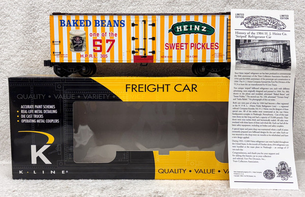 K-Line 762-5203 Heinz Baked Beans / Sweet Pickles Woodside Reefer (NOS)