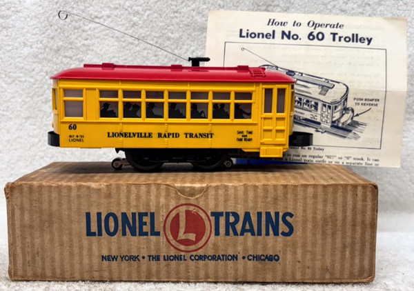 60 Lionelville Trolley (8+/OB)