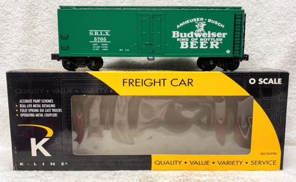 K-Line 762-5601 Budweiser Woodside Reefer (NOS)