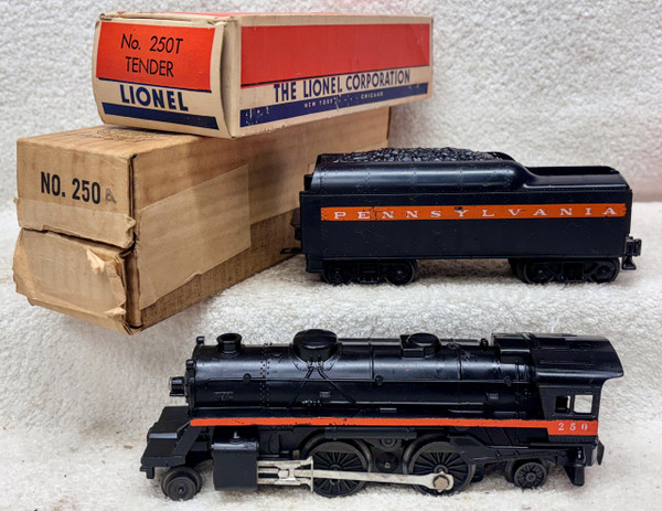 250 Pennsylvania Scout Steam Locomotive w/ 250T Tender (7+/OB)
