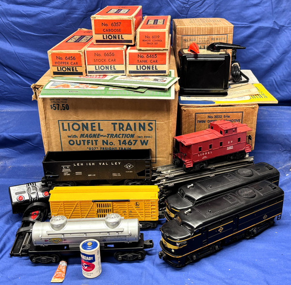 1467W Erie Alco Four Car Freight Set (7++/OB)