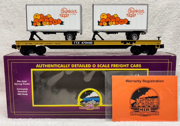 20-98168 Sunkist  Flatcar w/ Trailers (NOS)