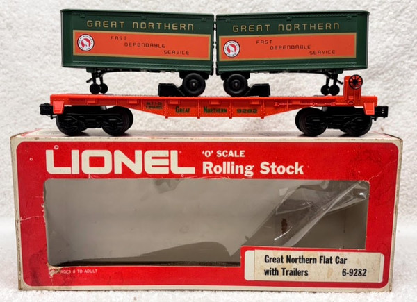9282 Great Northern Flatcar w/ Vans (NOS)