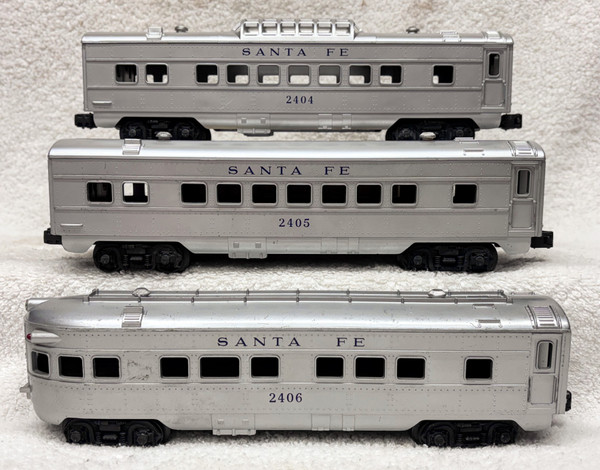 2404, 2405 & 2406 Santa Fe Passenger Set (7)