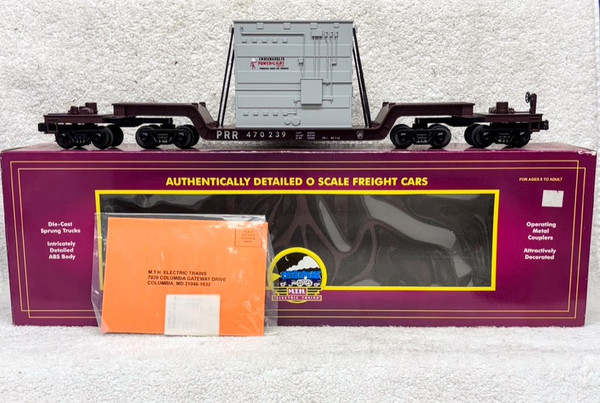 MTH 20-98122 Pennsylvania Depressed Center Flatcar (NOS)