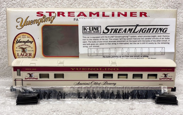 K-Line 4598-2001 Yuengling Pullman Passenger Car (9/OB)