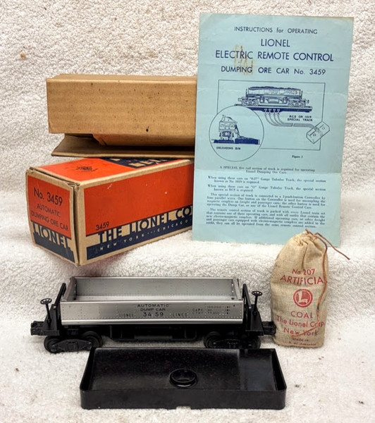 3459 Ore Dump Car: Silver (7+/OB)