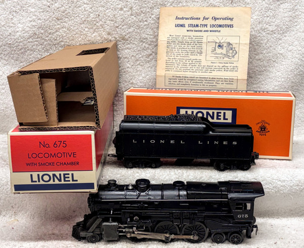 675 K-4 Pacific Steamer w/ 2046W Tender (7++)