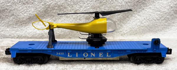 3410 Flatcar w/ Helicopter (7+)