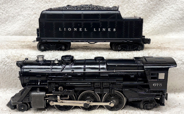 675 K-4 Pacific Steamer w/ 2466WX Tender (7++)