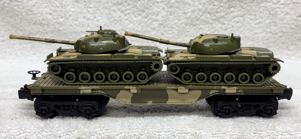 6564 U. S. Marines Flatcar w/ Tanks (9)
