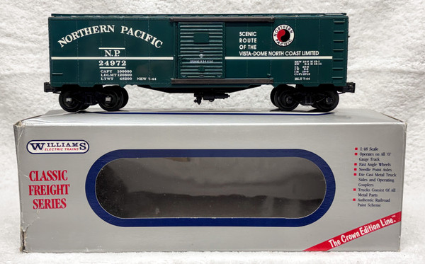 Williams 23 / 24972 Northern Pacific Box Car (9/OB)