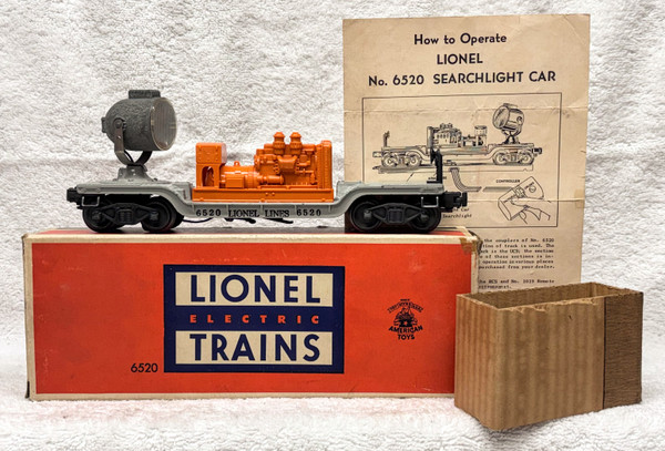 6520 Searchlight Car: Orange Generator (8/OB)
