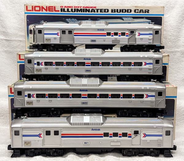 8868, 8869, 8870 & 8871 Amtrak Budd Set (8+/OB)