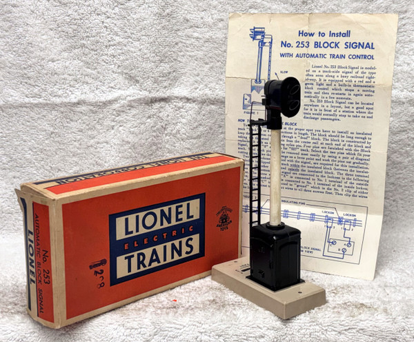 253 Block Control Signal: Black Base (7+/OB)