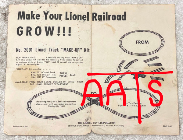2869 Make Your Lionel Railroad Grow: Instructions Only (7)