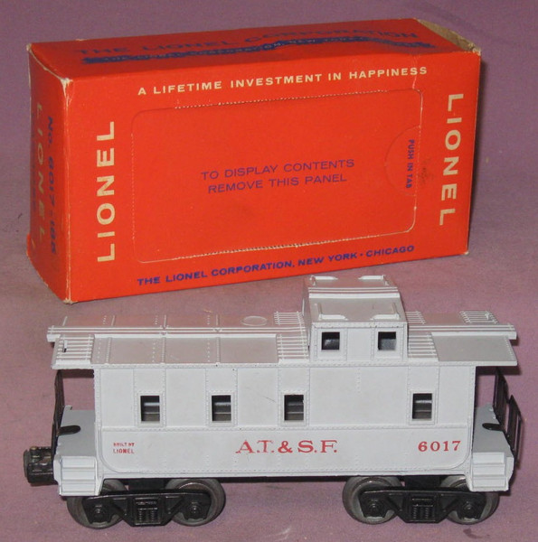 6017-185 A. T. & S. F. Caboose (8+/OB)