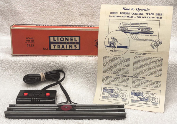 UCS Remote Control Track, Red Center - O Gauge (8/OB)