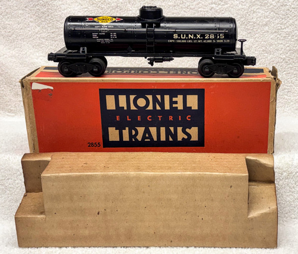 2855 Sunoco Single Dome Tank Car: Black (7+/OB)