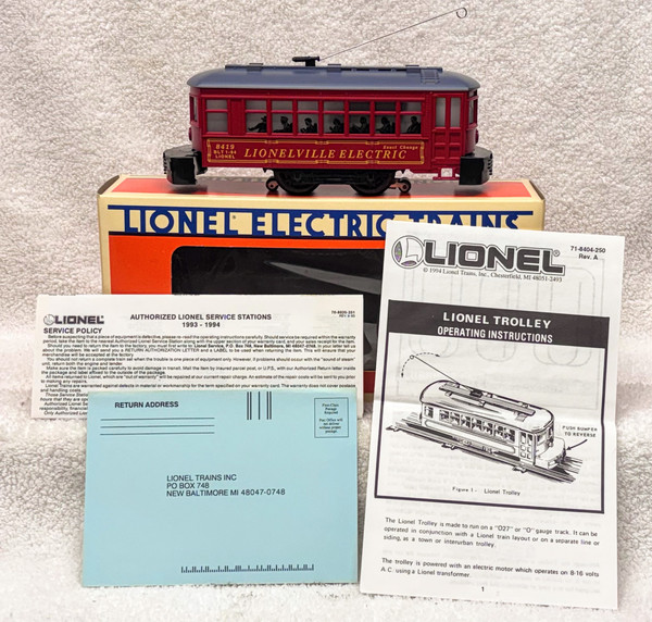 18419 Lionelville Trolley (NOS)