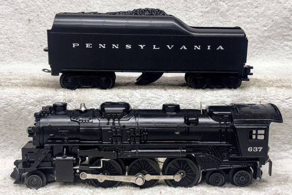637 Prairie Steam Locomotive w/ 736W Tender (7+)