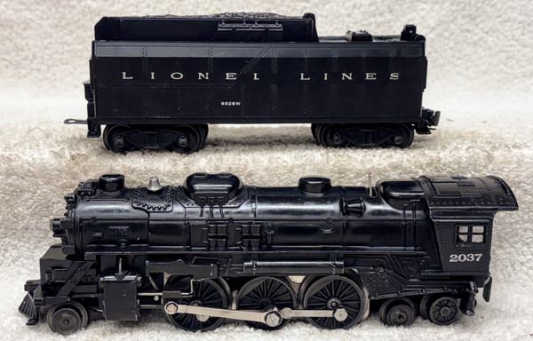 2037 Prairie Steam Locomotive w/ 6026W Tender (7)