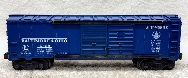 6468 Baltimore & Ohio Automobile Box Car (7+)