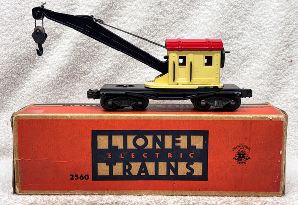 2560 Lionel Lines Crane Car (7++/OB)