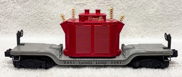 2461 Flatcar w/ Red Transformer (7+)