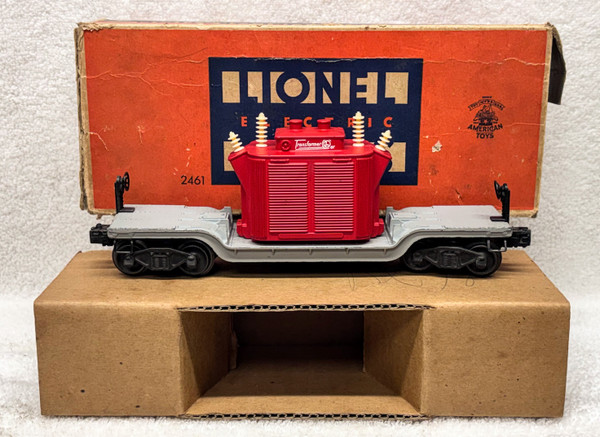 2461 Flatcar w/ Transformer: Early or Pre-Production (7++/OB)