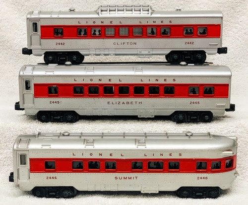 2442, 2445 & 2446 Lionel Lines Passenger Set