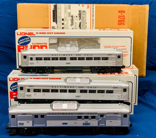 リンカーン・バローズです。 1766 Baltimore & Ohio Budd Service Station Special Set (NOS) - All
