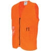 3806 - Daytime Side Panel Safety Vests - Orange